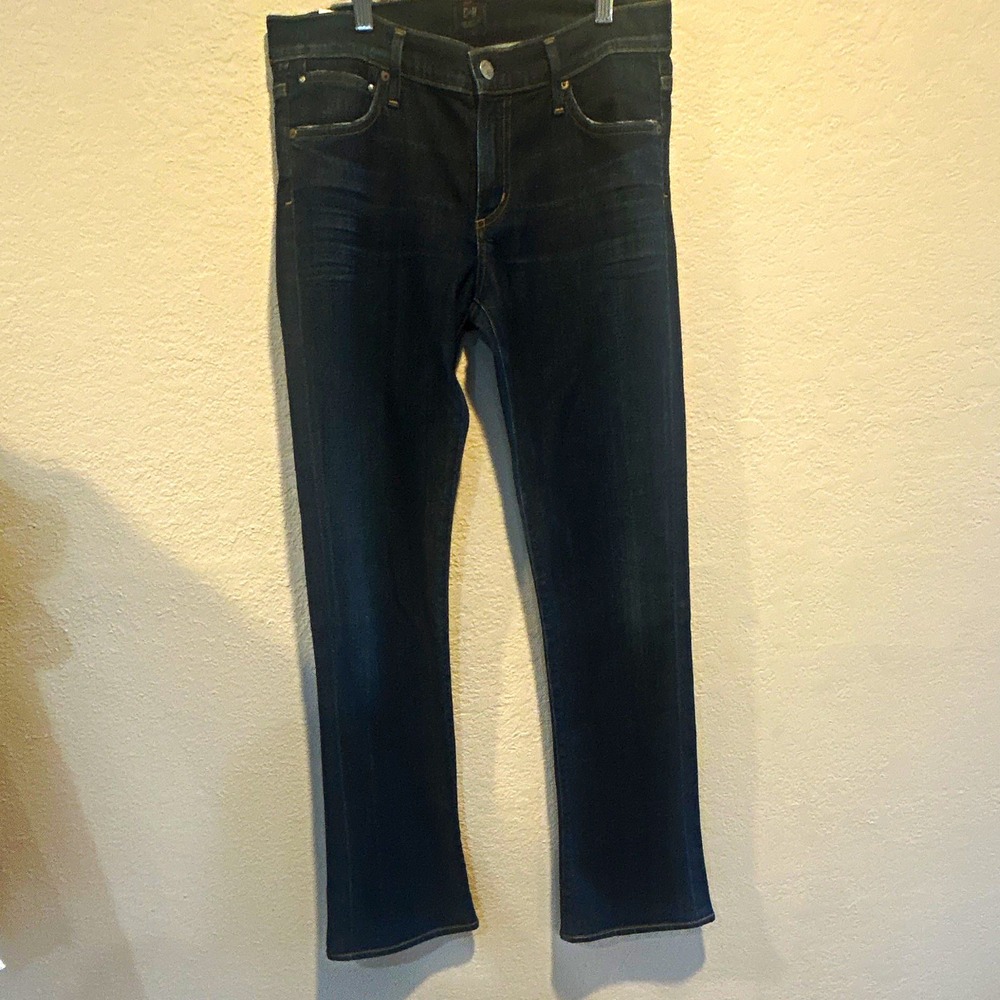Citizens of Humanity Women's Slim Bootcut Dark Wash Blue Denim Jeans Size 28